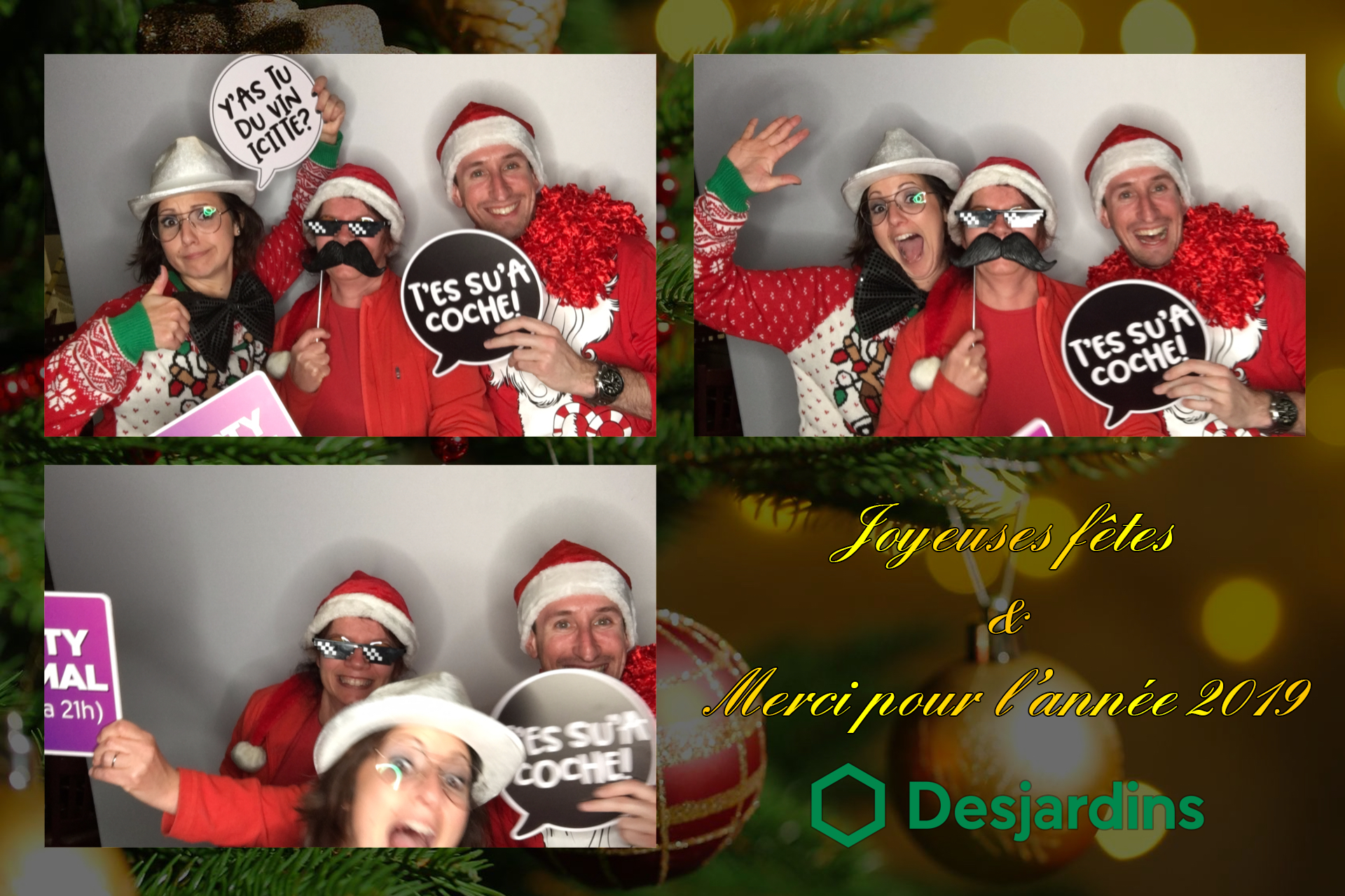Party de Noël - Groupe Tech. Desjardins | View more photos from the event at album.pbooth.red/u/Photobooth-RED/Party-de-Noël-Groupe-Tech-Desjardins